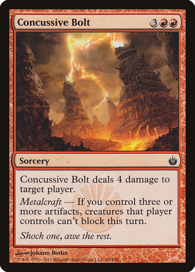 Concussive Bolt [Mirrodin Besieged] | Game Master's Emporium (The New GME)