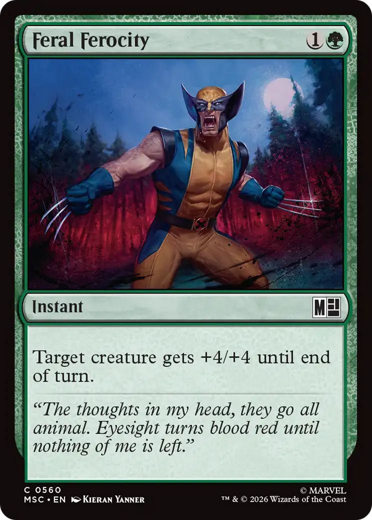 Feral Ferocity [Marvel Super Heroes Commander] | Game Master's Emporium (The New GME)