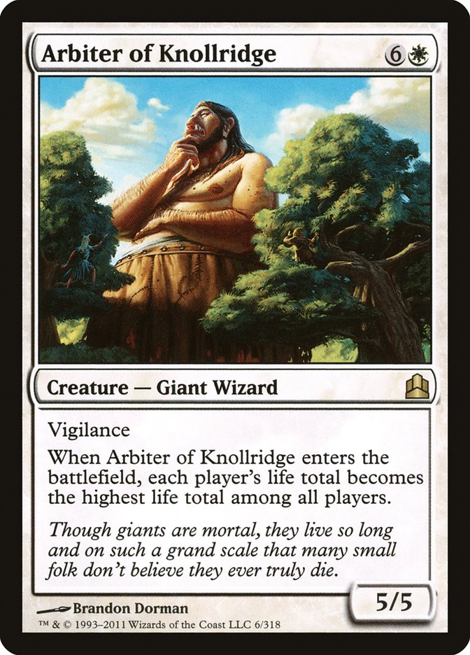 Arbiter of Knollridge [Commander 2011] | Game Master's Emporium (The New GME)