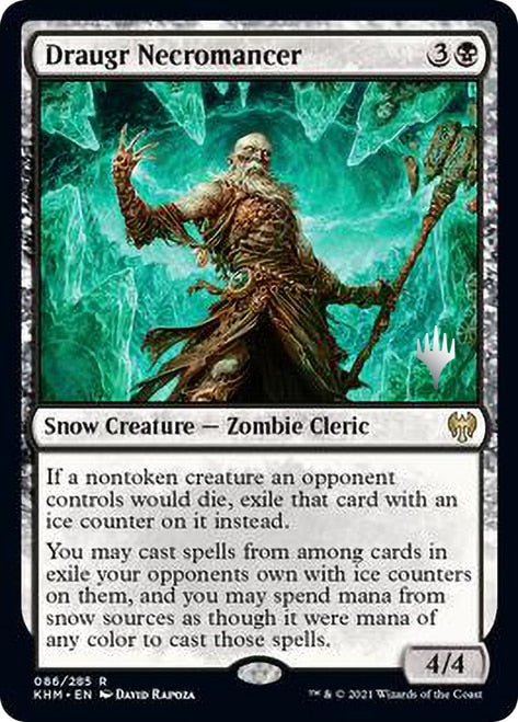 Draugr Necromancer (Promo Pack) [Kaldheim Promos] | Game Master's Emporium (The New GME)