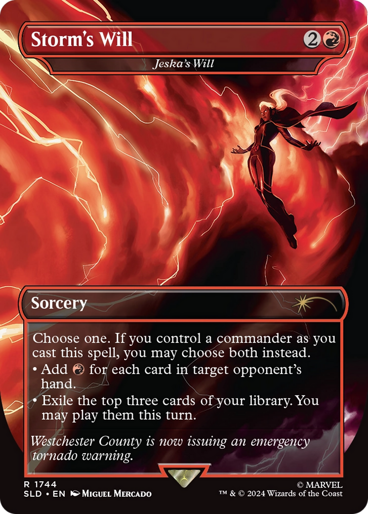 Storm's Will - Jeska's Will (Rainbow Foil) [Secret Lair Drop Series] | Game Master's Emporium (The New GME)