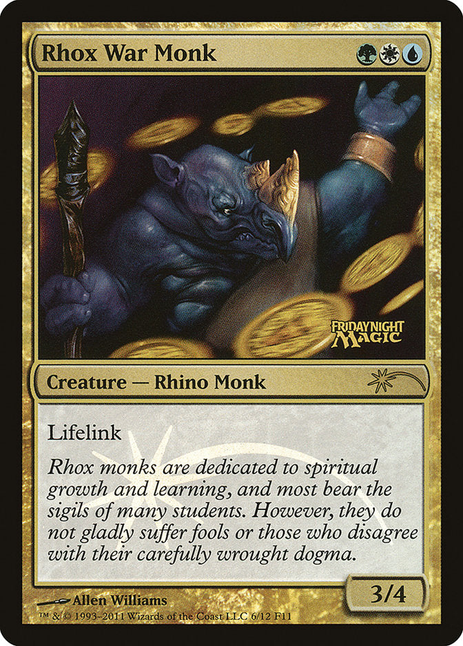 Rhox War Monk [Friday Night Magic 2011] | Game Master's Emporium (The New GME)