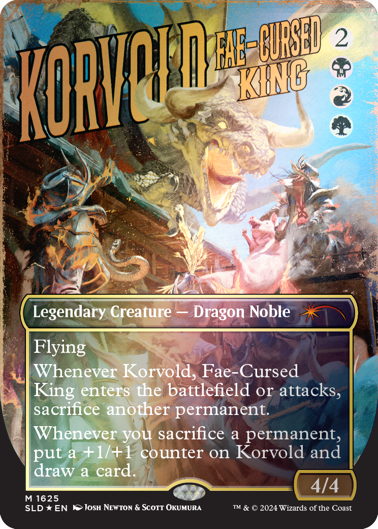 Korvold, Fae-Cursed King (Rainbow Foil) [Secret Lair Drop Series] | Game Master's Emporium (The New GME)