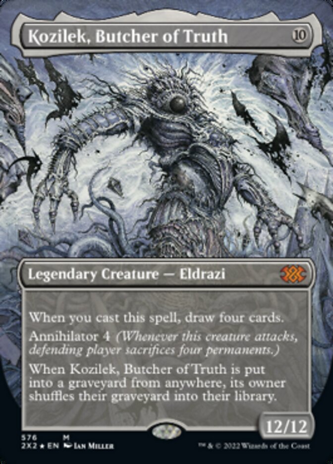 Kozilek, Butcher of Truth (Textured Foil) [Double Masters 2022] | Game Master's Emporium (The New GME)