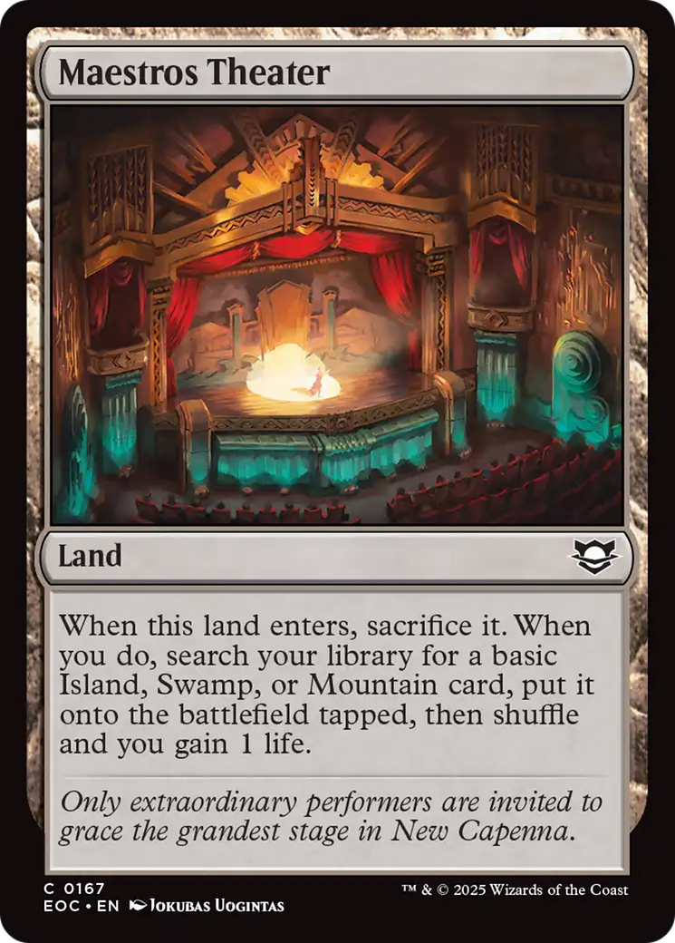 Maestros Theater [Edge of Eternities Commander] | Game Master's Emporium (The New GME)