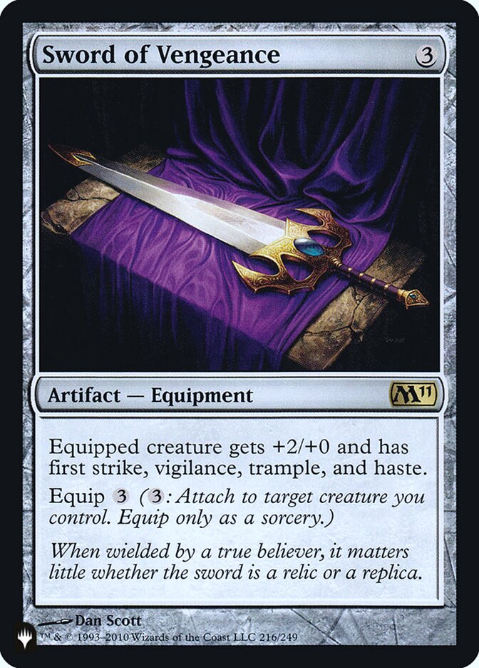 Sword of Vengeance [Secret Lair: Heads I Win, Tails You Lose] | Game Master's Emporium (The New GME)