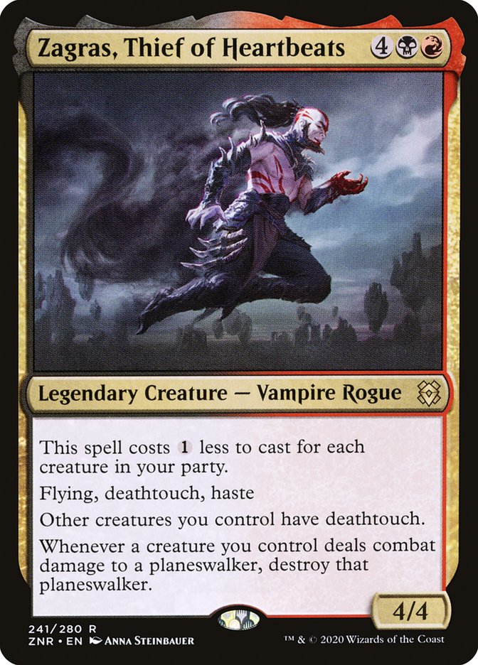 Zagras, Thief of Heartbeats [Zendikar Rising] | Game Master's Emporium (The New GME)