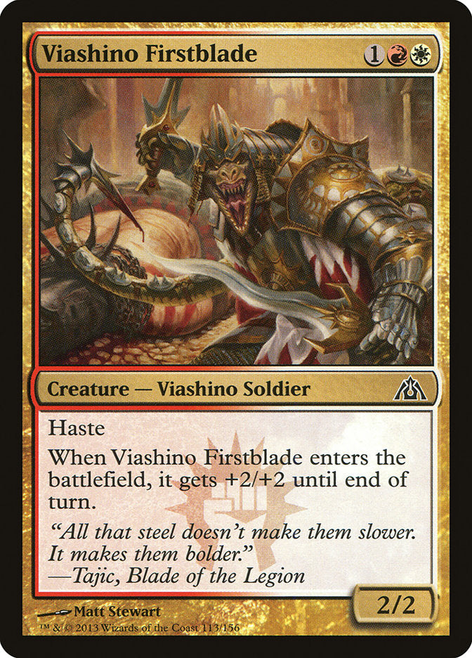 Viashino Firstblade [Dragon's Maze] | Game Master's Emporium (The New GME)