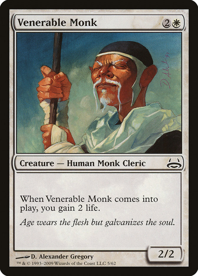 Venerable Monk [Duel Decks: Divine vs. Demonic] | Game Master's Emporium (The New GME)