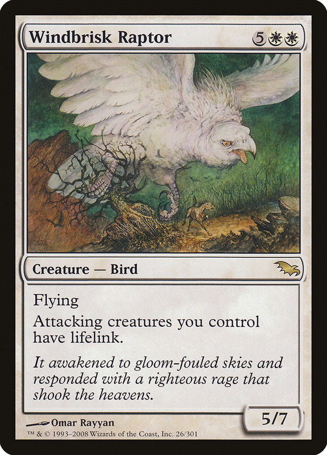 Windbrisk Raptor [Shadowmoor] | Game Master's Emporium (The New GME)