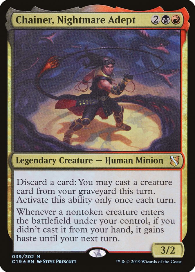 Chainer, Nightmare Adept [Commander 2019] | Game Master's Emporium (The New GME)