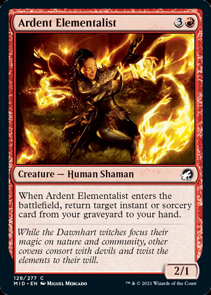 Ardent Elementalist [Innistrad: Midnight Hunt] | Game Master's Emporium (The New GME)