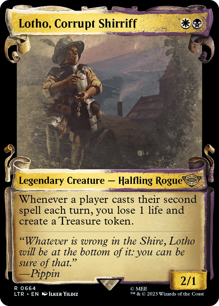 Lotho, Corrupt Shirriff [The Lord of the Rings: Tales of Middle-Earth Showcase Scrolls] | Game Master's Emporium (The New GME)