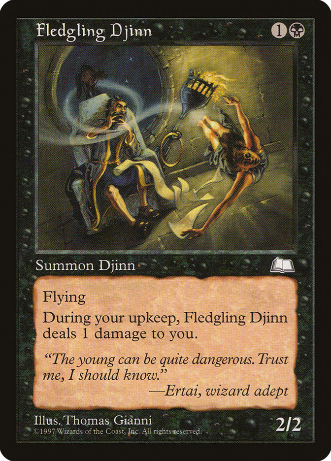 Fledgling Djinn [Weatherlight] | Game Master's Emporium (The New GME)