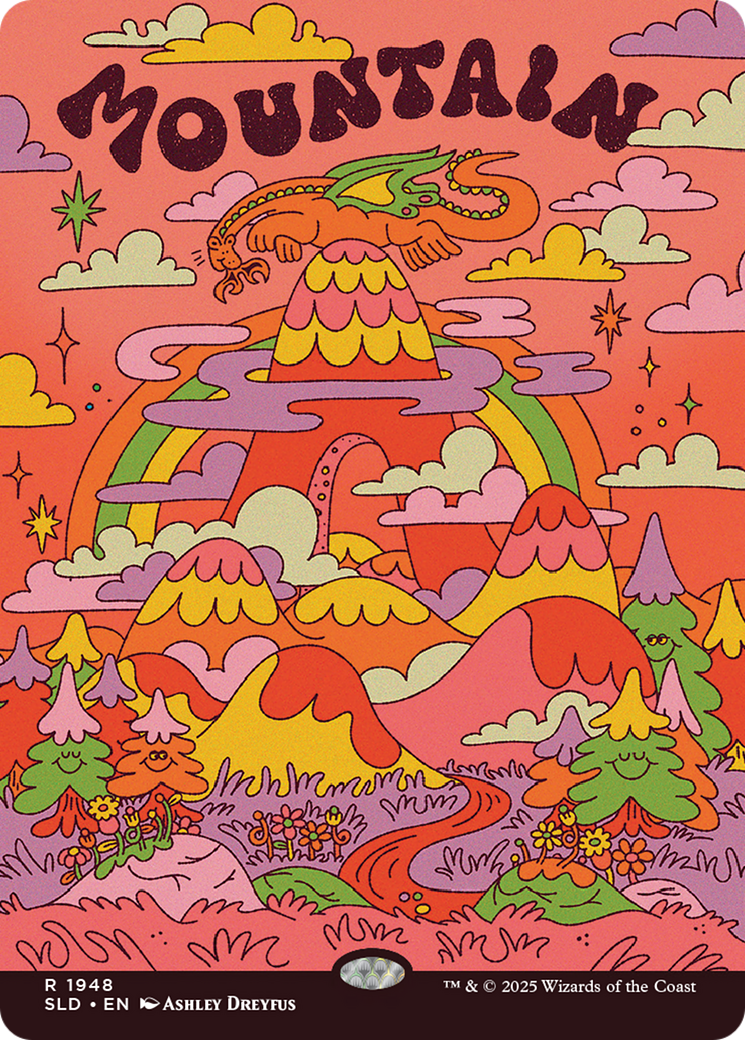 Mountain (1948) (Rainbow Foil) [Secret Lair Drop Series] | Game Master's Emporium (The New GME)