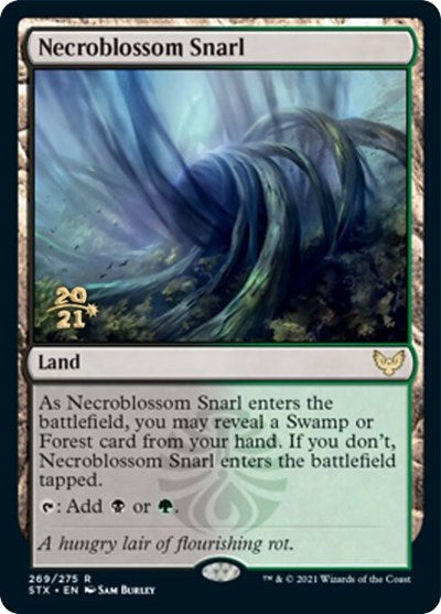 Necroblossom Snarl [Strixhaven: School of Mages Prerelease Promos] | Game Master's Emporium (The New GME)