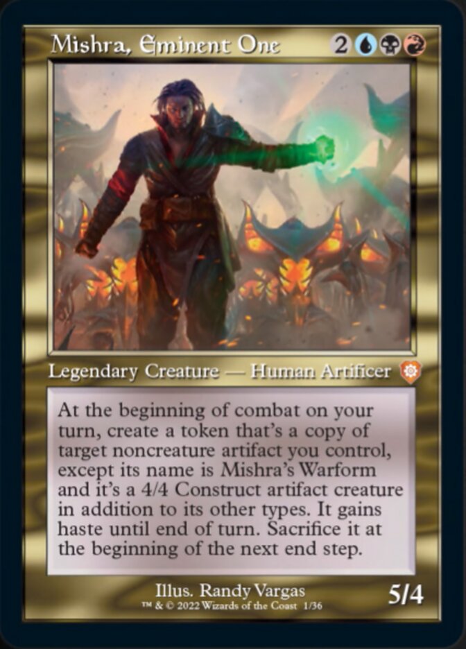 Mishra, Eminent One (001) (Retro) [The Brothers' War Commander] | Game Master's Emporium (The New GME)