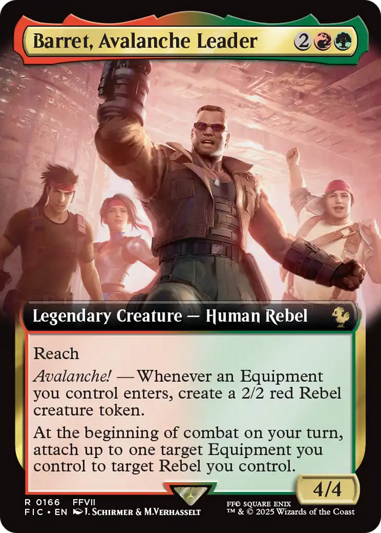 Barret, Avalanche Leader (Extended Art) [FINAL FANTASY Commander] | Game Master's Emporium (The New GME)