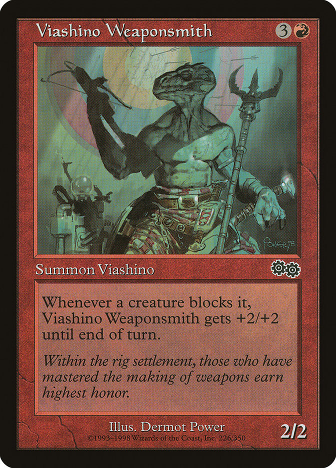 Viashino Weaponsmith [Urza's Saga] | Game Master's Emporium (The New GME)