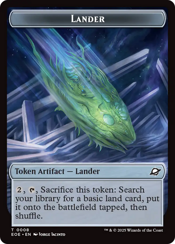 Robot // Lander (0008) Double-Sided Token [Edge of Eternities Tokens] | Game Master's Emporium (The New GME)