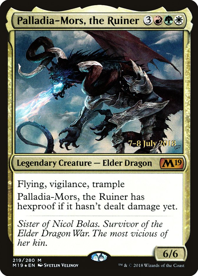 Palladia-Mors, the Ruiner [Core Set 2019 Prerelease Promos] | Game Master's Emporium (The New GME)