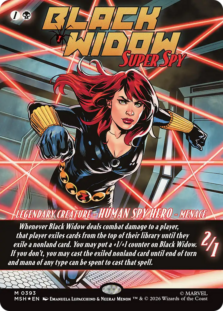 Black Widow, Super Spy (Borderless) (0393) [Marvel Super Heroes] | Game Master's Emporium (The New GME)