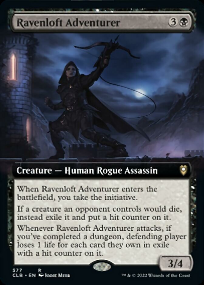 Ravenloft Adventurer (Extended Art) [Commander Legends: Battle for Baldur's Gate] | Game Master's Emporium (The New GME)