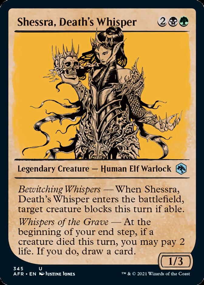Shessra, Death's Whisper (Showcase) [Dungeons & Dragons: Adventures in the Forgotten Realms] | Game Master's Emporium (The New GME)