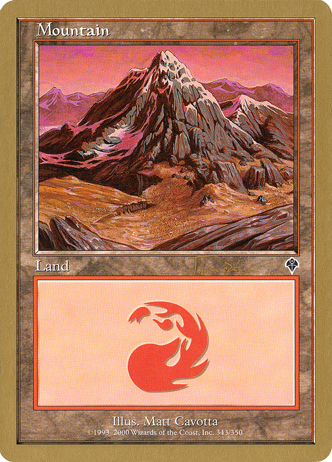 Mountain (jt343a) (Jan Tomcani) (INV) [World Championship Decks 2001] | Game Master's Emporium (The New GME)