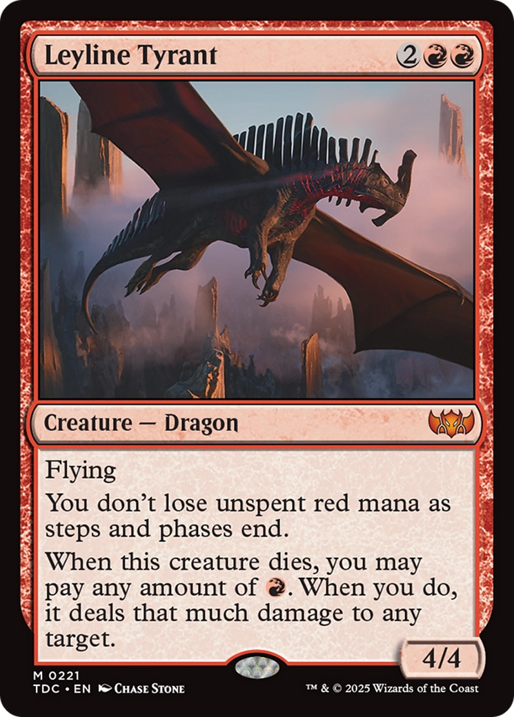 Leyline Tyrant [Tarkir: Dragonstorm Commander] | Game Master's Emporium (The New GME)
