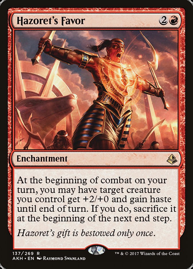 Hazoret's Favor [Amonkhet] | Game Master's Emporium (The New GME)