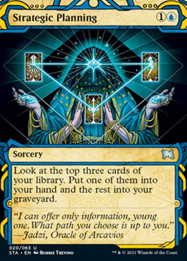 Strategic Planning (Foil Etched) [Strixhaven: Mystical Archive] | Game Master's Emporium (The New GME)