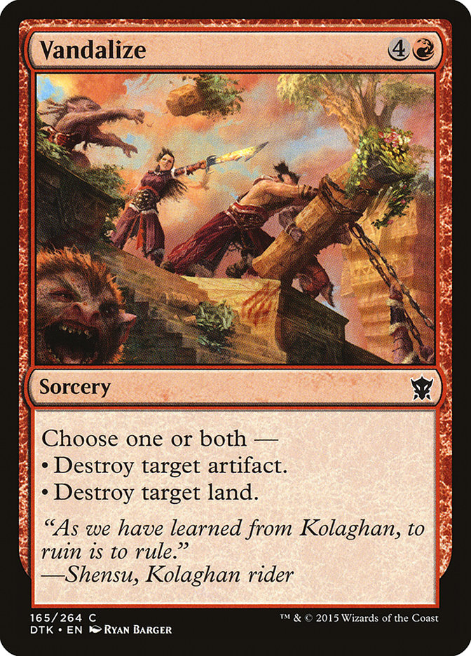 Vandalize [Dragons of Tarkir] | Game Master's Emporium (The New GME)