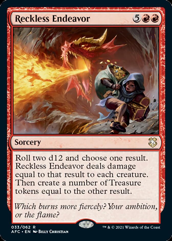 Reckless Endeavor [Dungeons & Dragons: Adventures in the Forgotten Realms Commander] | Game Master's Emporium (The New GME)