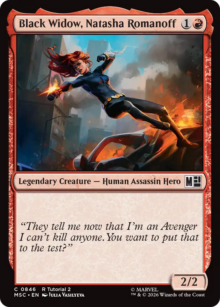 Black Widow, Natasha Romanoff (0846) [Marvel Super Heroes Commander] | Game Master's Emporium (The New GME)