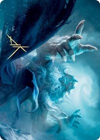 Cyclone Summoner Art Card (Gold-Stamped Signature) [Kaldheim Art Series] | Game Master's Emporium (The New GME)
