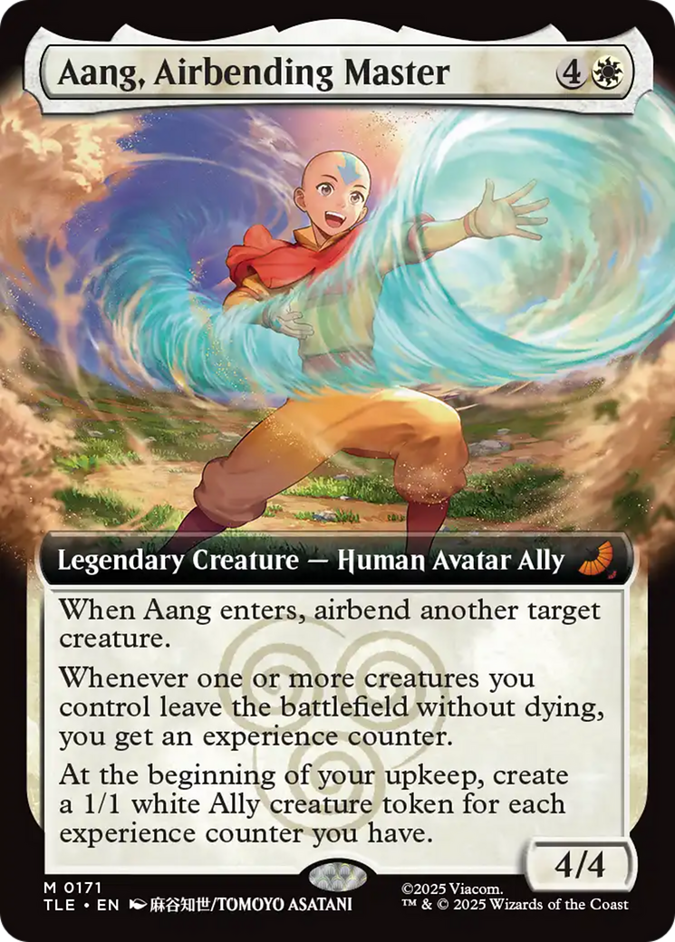 Aang, Airbending Master (Extended Art) [Avatar: The Last Airbender: Eternal-Legal] | Game Master's Emporium (The New GME)