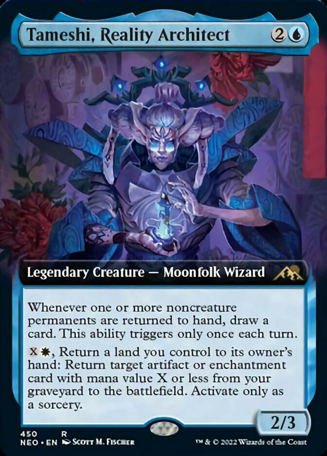 Tameshi, Reality Architect (Extended Art) [Kamigawa: Neon Dynasty] | Game Master's Emporium (The New GME)