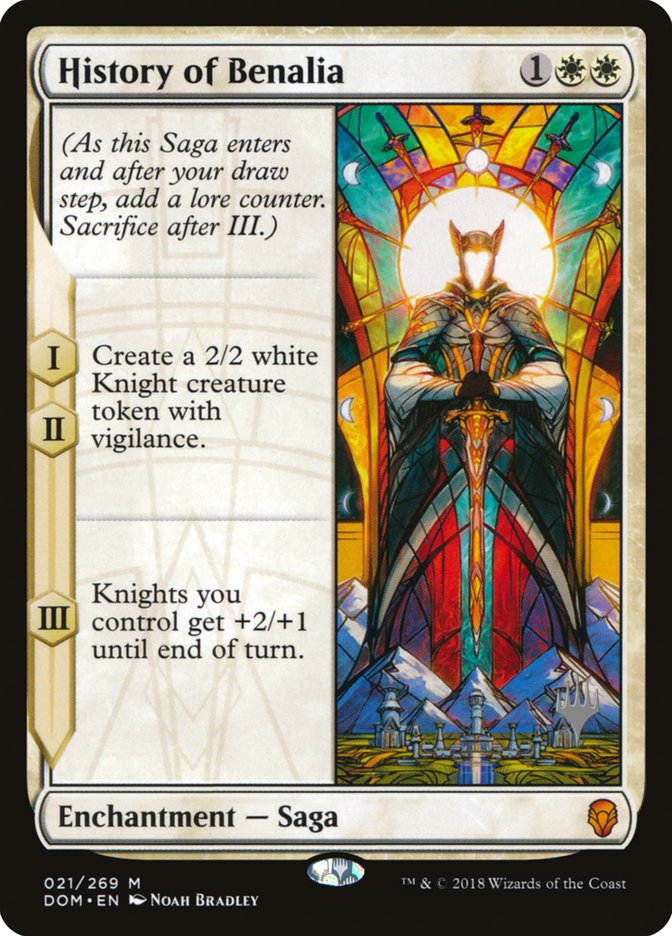 History of Benalia (Promo Pack) [Dominaria Promos] | Game Master's Emporium (The New GME)