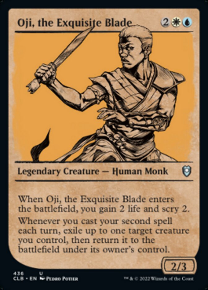 Oji, the Exquisite Blade (Showcase) [Commander Legends: Battle for Baldur's Gate] | Game Master's Emporium (The New GME)