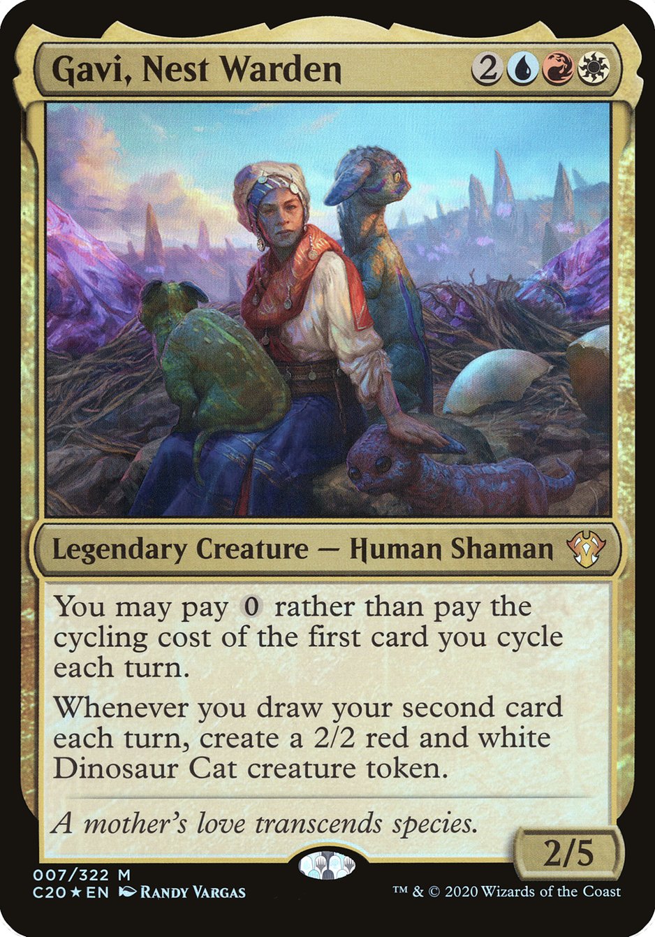 Gavi, Nest Warden (Oversized) [Commander 2020 Oversized] | Game Master's Emporium (The New GME)