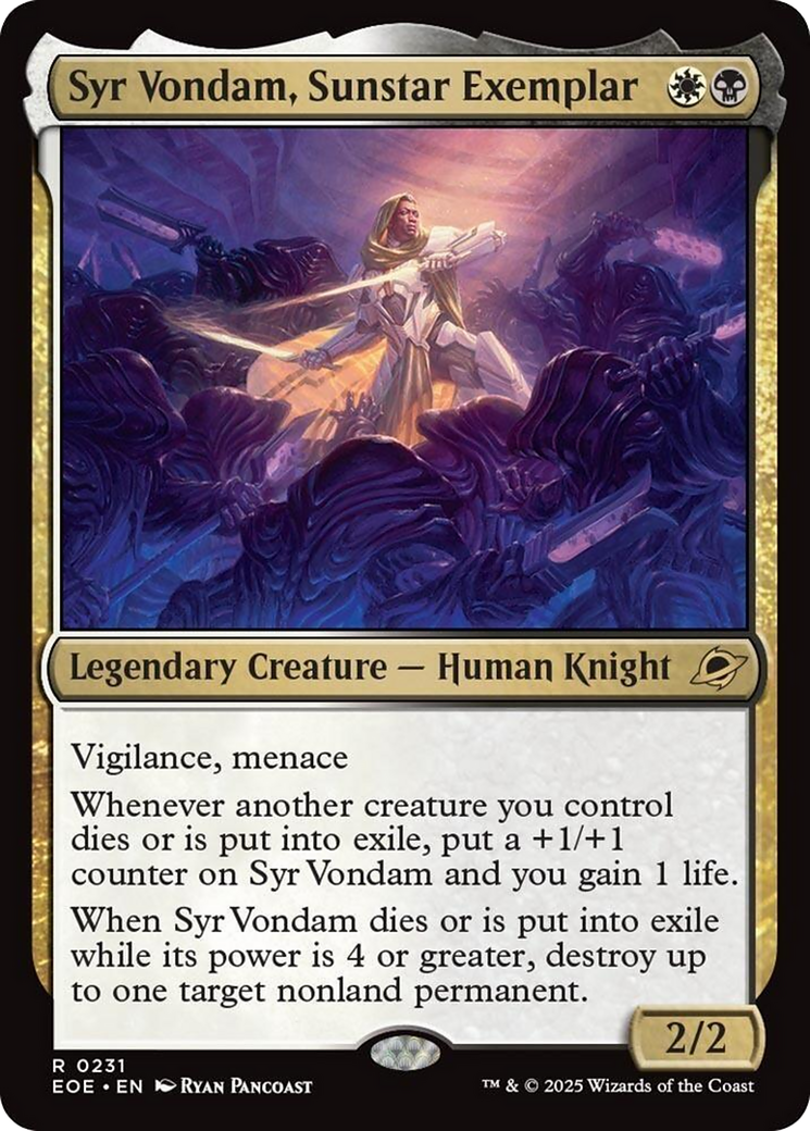 Syr Vondam, Sunstar Exemplar [Edge of Eternities] | Game Master's Emporium (The New GME)