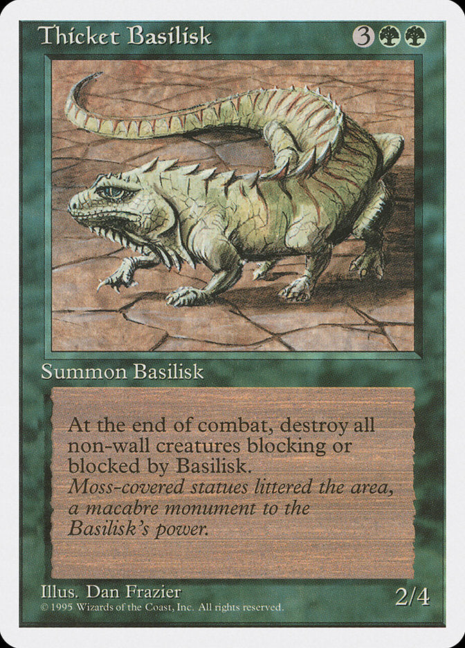 Thicket Basilisk [Fourth Edition] | Game Master's Emporium (The New GME)