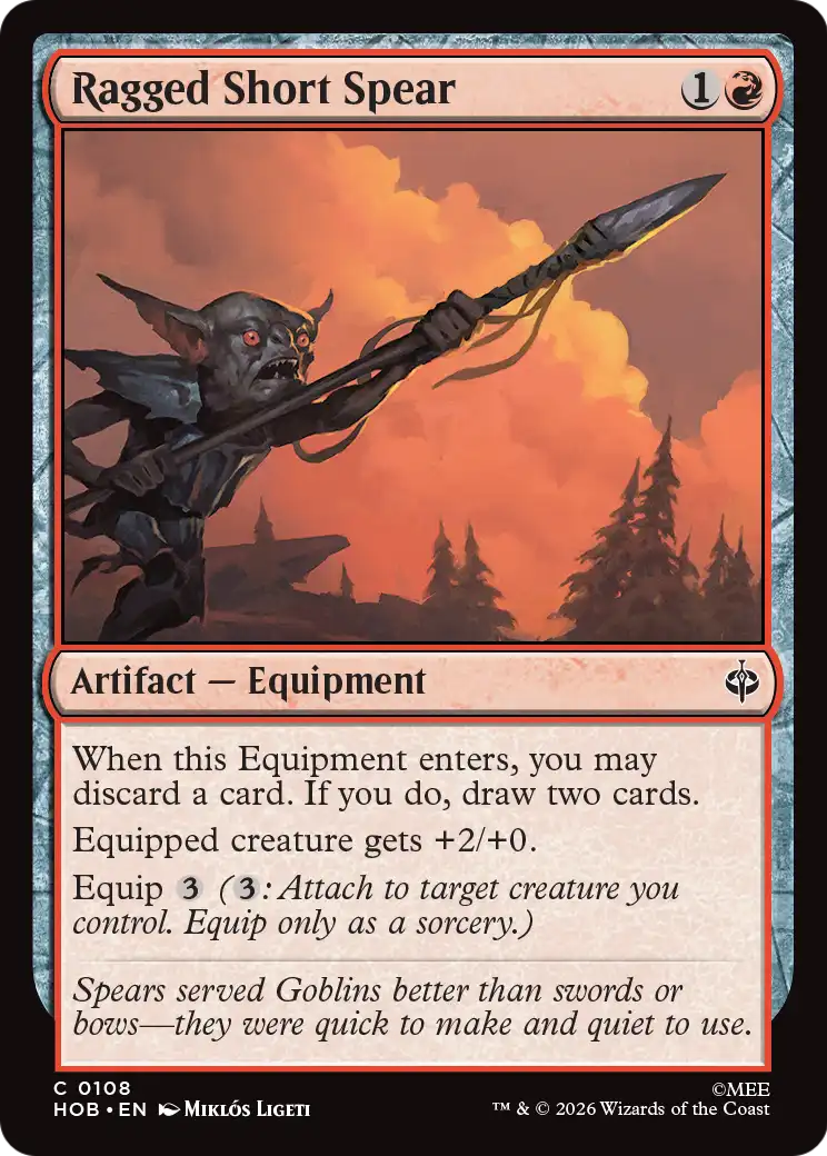 Ragged Short Spear [The Hobbit] | Game Master's Emporium (The New GME)