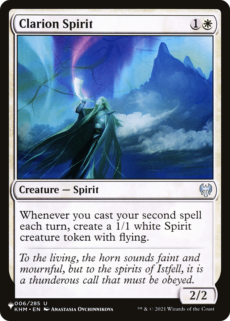 Clarion Spirit [The List Reprints] | Game Master's Emporium (The New GME)