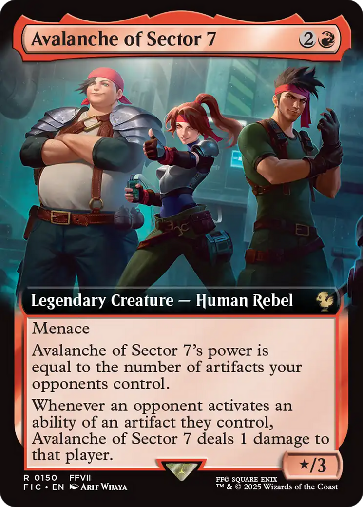 Avalanche of Sector 7 (Extended Art) [FINAL FANTASY Commander] | Game Master's Emporium (The New GME)