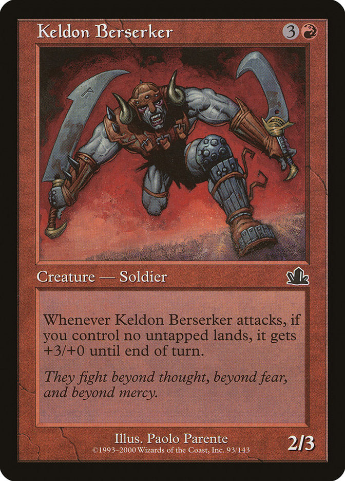 Keldon Berserker [Prophecy] | Game Master's Emporium (The New GME)