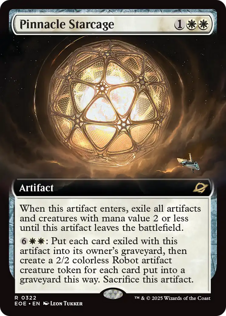 Pinnacle Starcage (Extended Art) [Edge of Eternities] | Game Master's Emporium (The New GME)