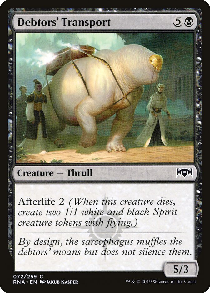 Debtors' Transport [Ravnica Allegiance] | Game Master's Emporium (The New GME)