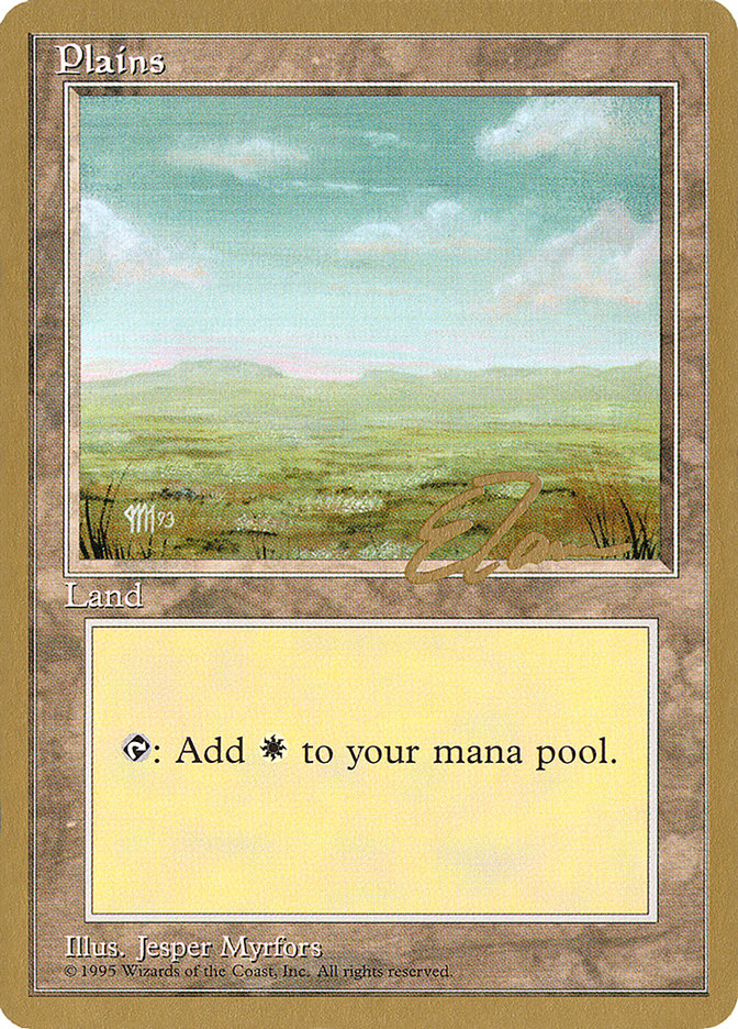 Plains (et364) (Eric Tam) [Pro Tour Collector Set] | Game Master's Emporium (The New GME)